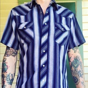 Vintage Wrangler Pearl Snap Short Sleeve